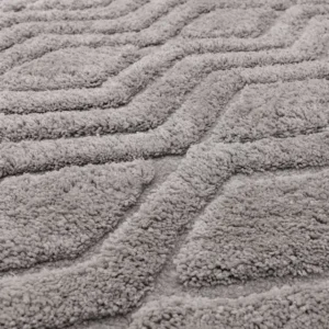 Harrison 3D Shag Rug Silver