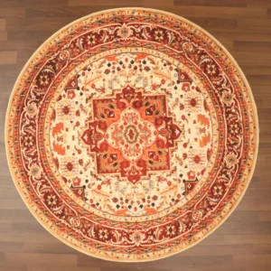 Multi Color Geometric Print Rug