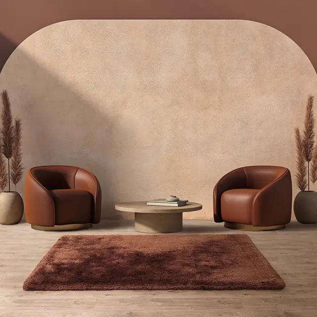 Ultra_Thick_Plush_Rugs_Copper_Colour_Shaggy_-_living_room__05705