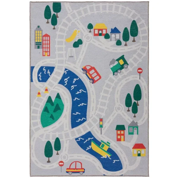 PractiRug Adventure Play Washable Kids Rug