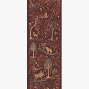 Wilder Burgundy Multicolor Flatwoven Rug