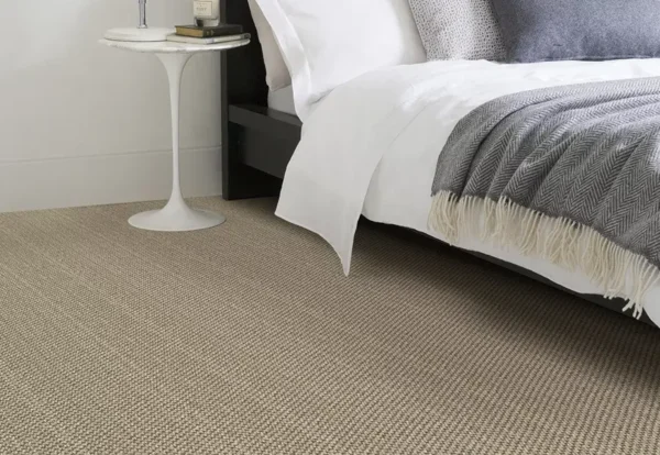 Sisal Malay Canton Carpet in Bedroom