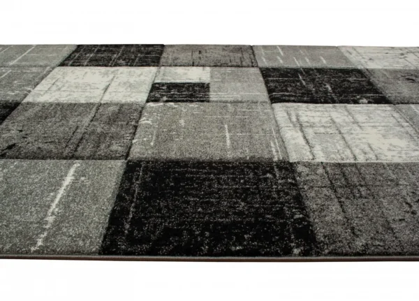 Wilton rug - London Square (black)