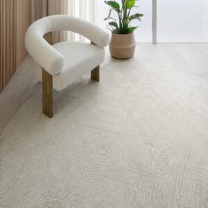 Beige Fuzzy Patterned Carpets