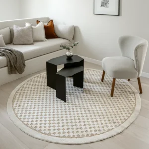 Checkerboard Patterned Carpet