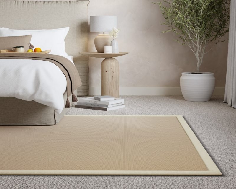 Sisal Small Boucle Limestone - Image 3